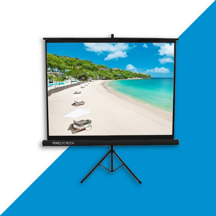 

Premium Screen Projector Pixel 70" Tripot - Layar Proyektor Pixel 70" Tripot