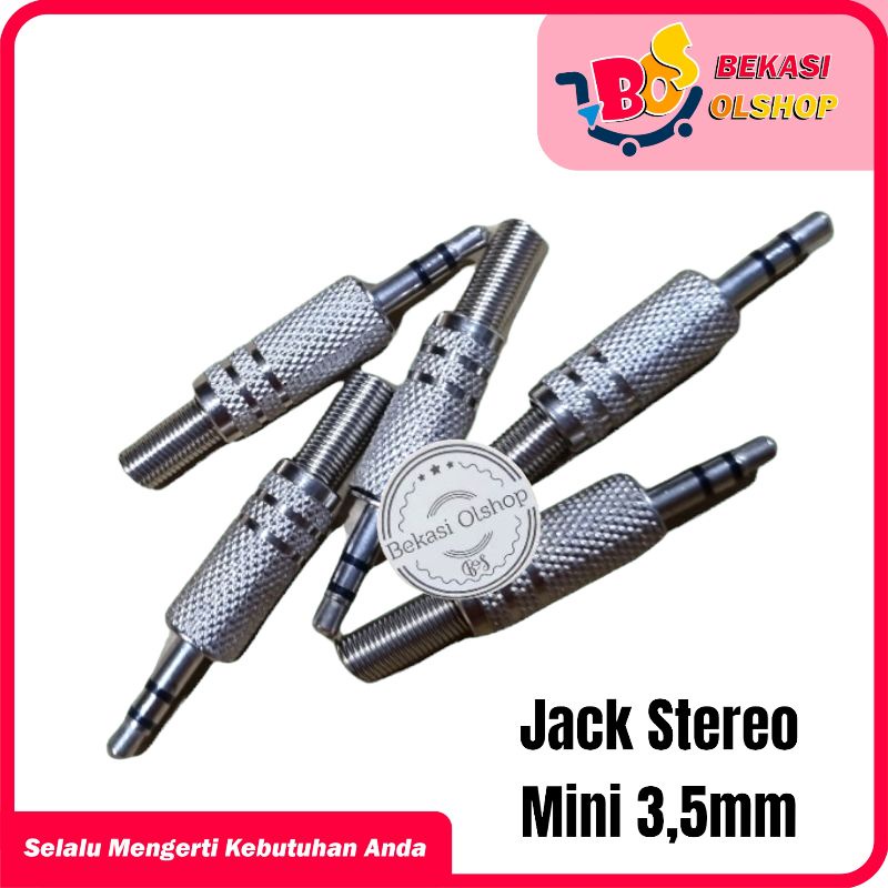 JACK JEK MINI STEREO BESI 3,5mm AUDIO AUX STEREO 3,5mm