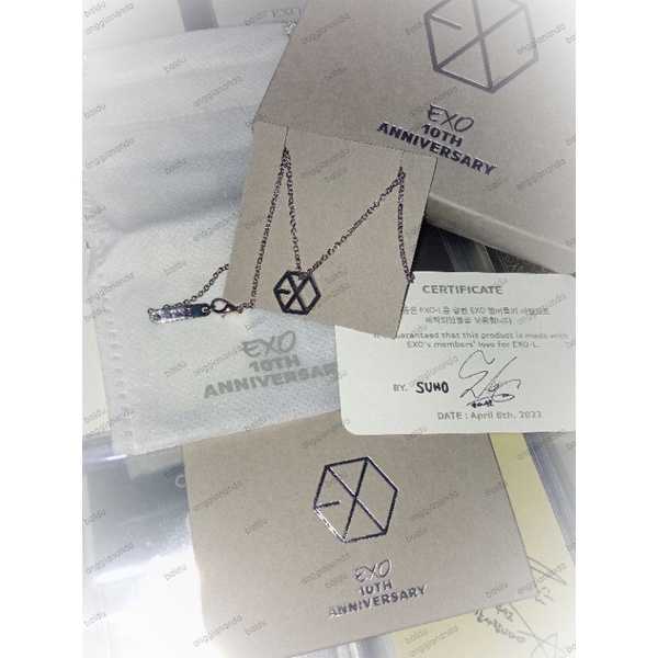 (BOOKED) MD 10TH ANNIVERSARY EXO NECKLACE ONLY