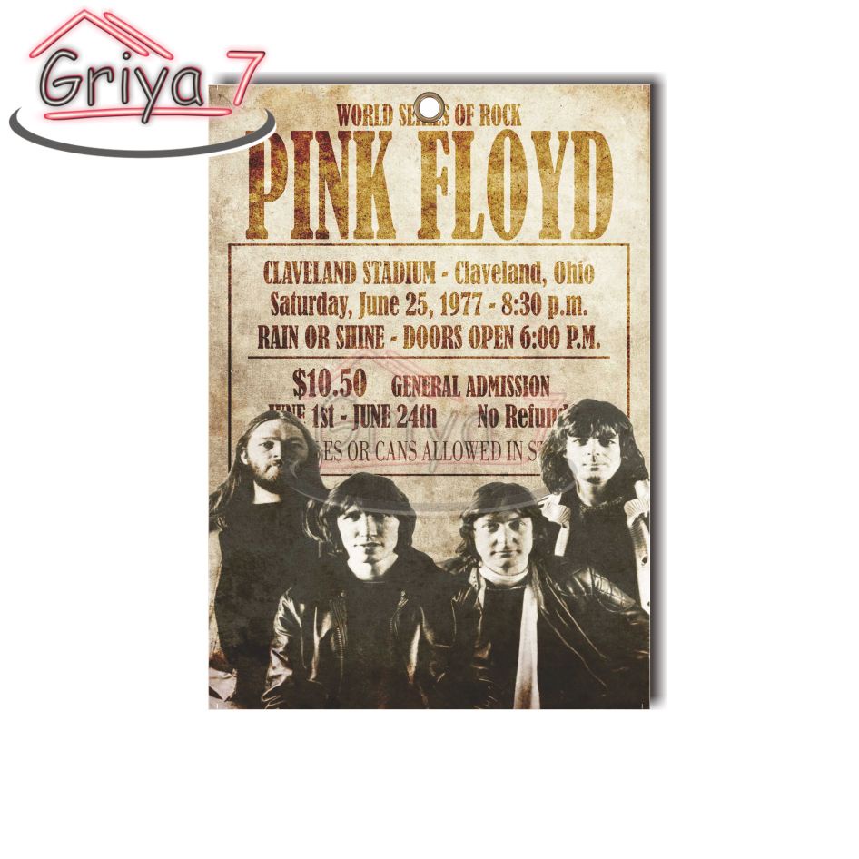 PINK FLOYD HIASAN DINDING POSTER BAND ROCK METAL RETRO  KLASIK  CLASSIC DEKORASI DINDING PINKFLOYD