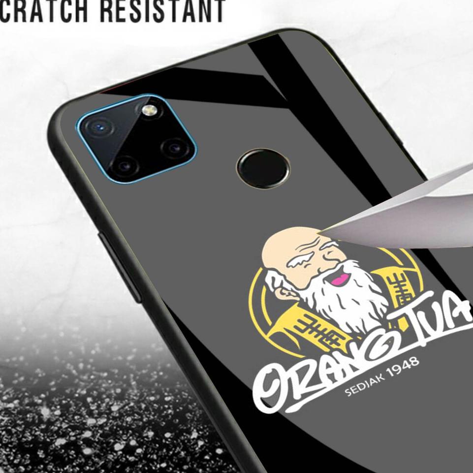 ✿ Softcase glass kaca Realme C21Y (CASING HP REALME C21Y)(S03) murah
