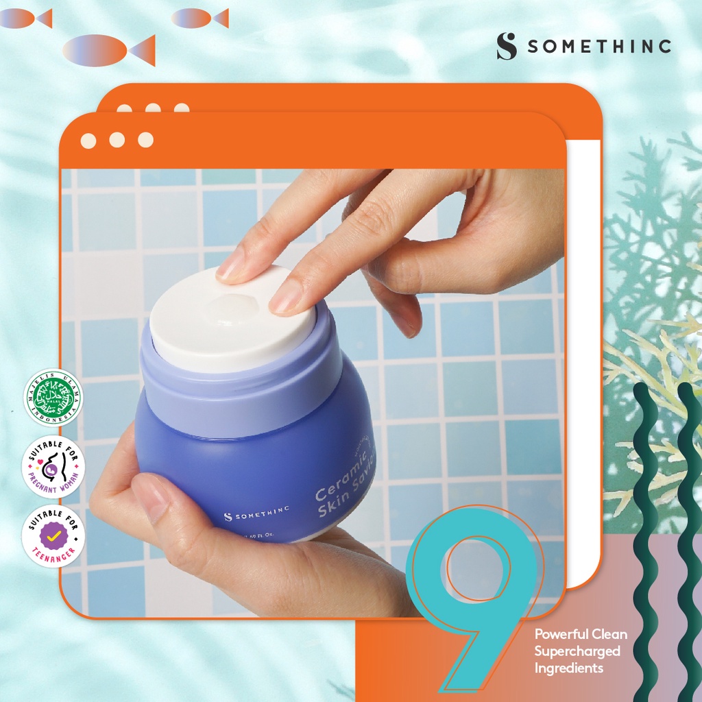 SOMETHINC Ceramic Skin Saviour Moisturizer Gel