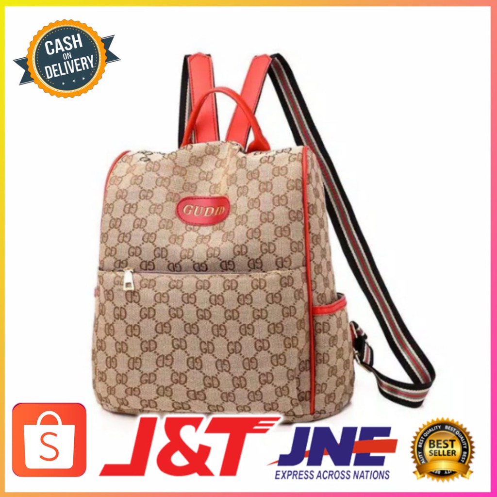 TAS RANSEL WANITA GD FASHION/TAS WANITA IMPORT/TAS BACK PACK/TAS RANSEL IMPORT#E6136