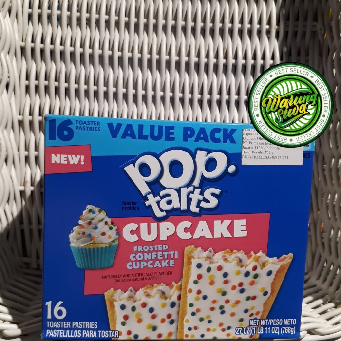 

kelloggs kellogg's pop tarts cupcake 768 gram