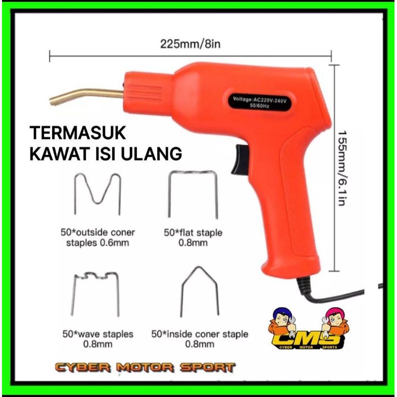 mesin las plastik . alat las plastik . gun welding plastic . alat solder plastik pecah. sambung bump