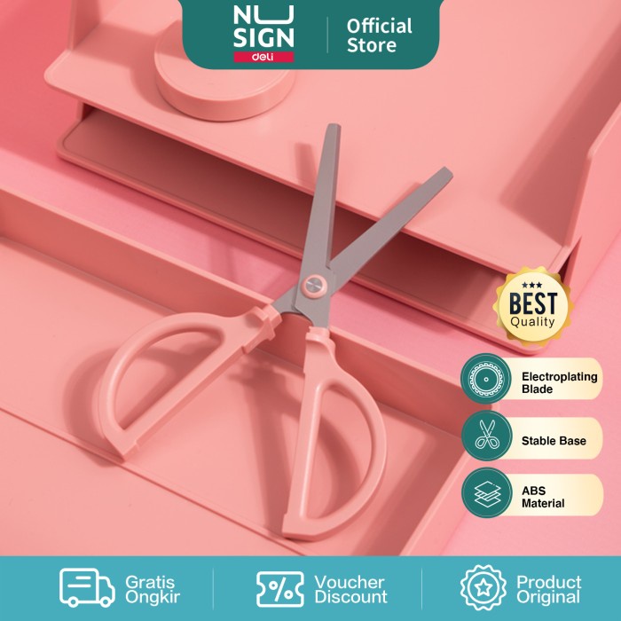 

CODE784 Nusign Scissors / Gunting Dengan Tempat Anti Slip NS051