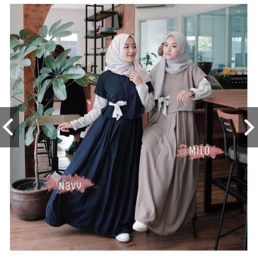 Termurah Baju Gamis Lebaran Wanita Muslim DENADA DRESS Gabriel