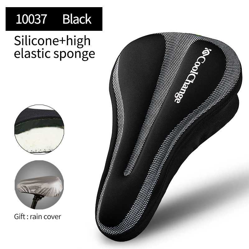 CoolChange Cover Jok Sepeda Memory Sponge Cushion - 1037-Hitam