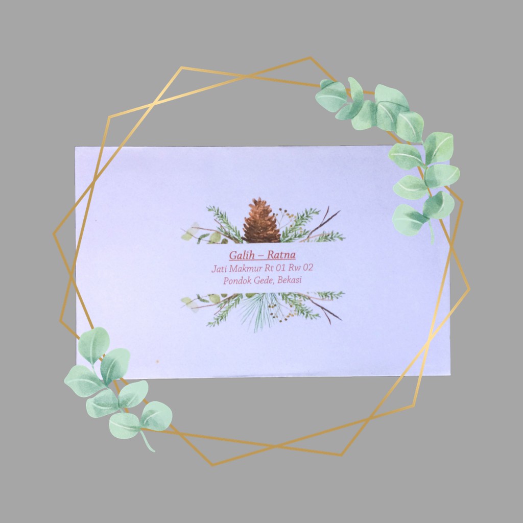 

(50 pcs) Floral F1 - F10 - F12 Amplop Kondangan / Amplop custom / Amplop vintage Murah