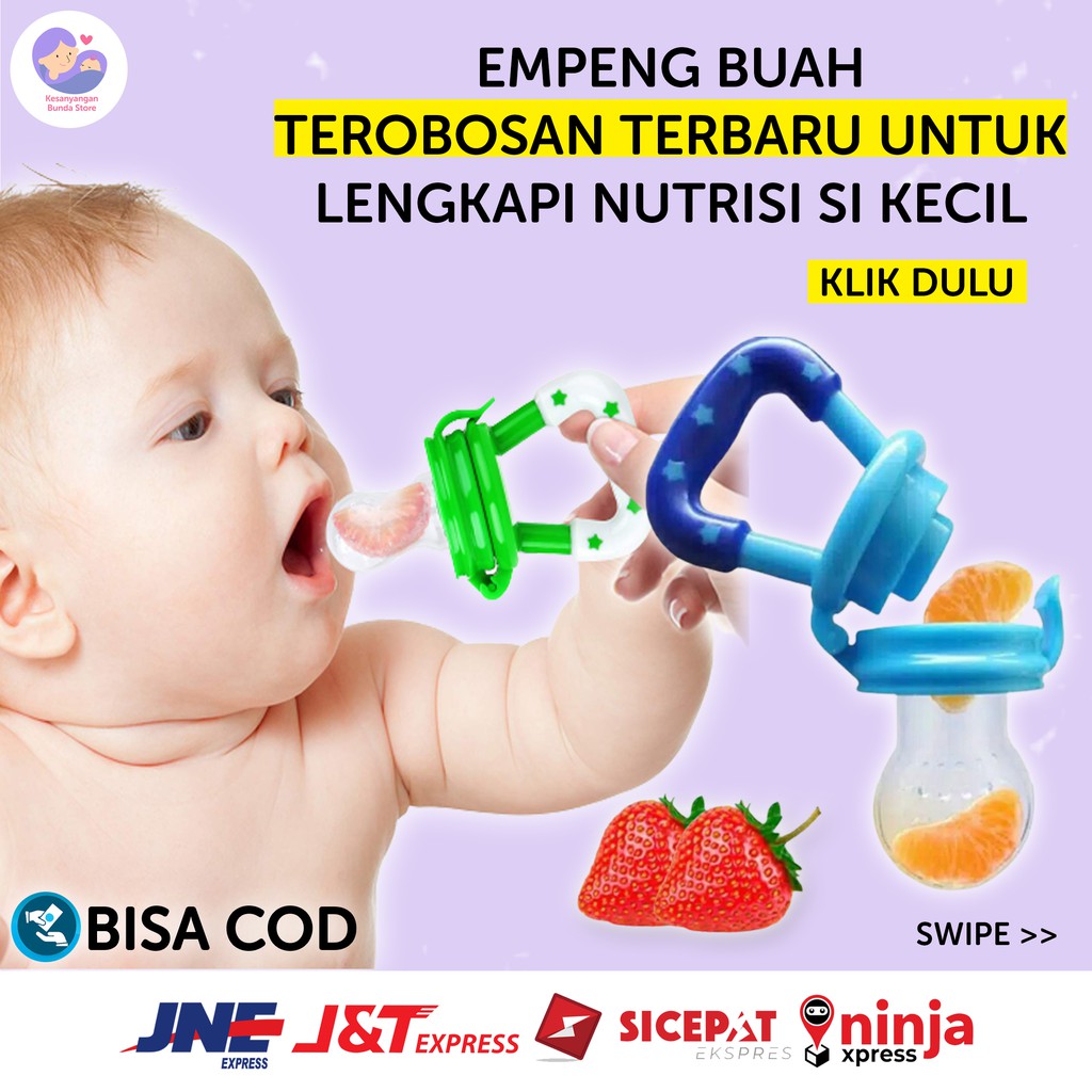 Empeng Buah Bayi / Dot Kompeng Nipple Buah Anak Bayi Balita Baby & Food Feeder BPA Free