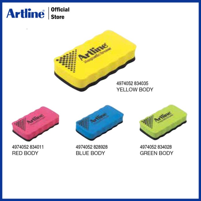 

Segera Miliki Penghapus Artline Whiteboard Eraser Assorted Magnetic Ert-Mm Limited