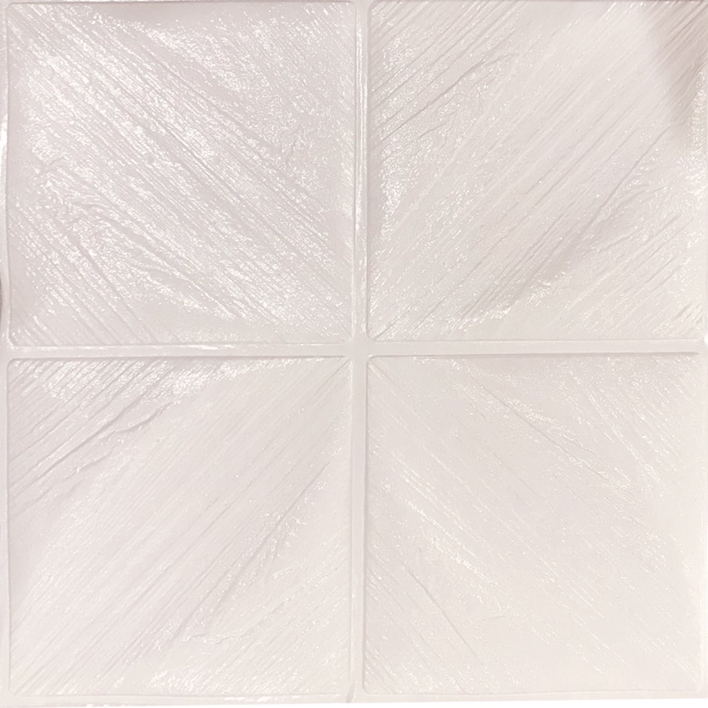 PROMO!! BUY 25 FREE 1 !! WALLPAPER FOAM 3D STICKER PREMIUM TEBAL 8MM-Ubin Putih Besar