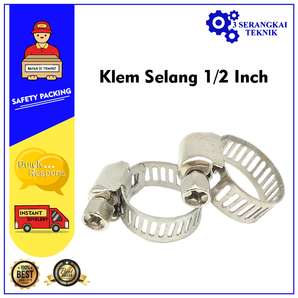 klem selang 1/2 inch