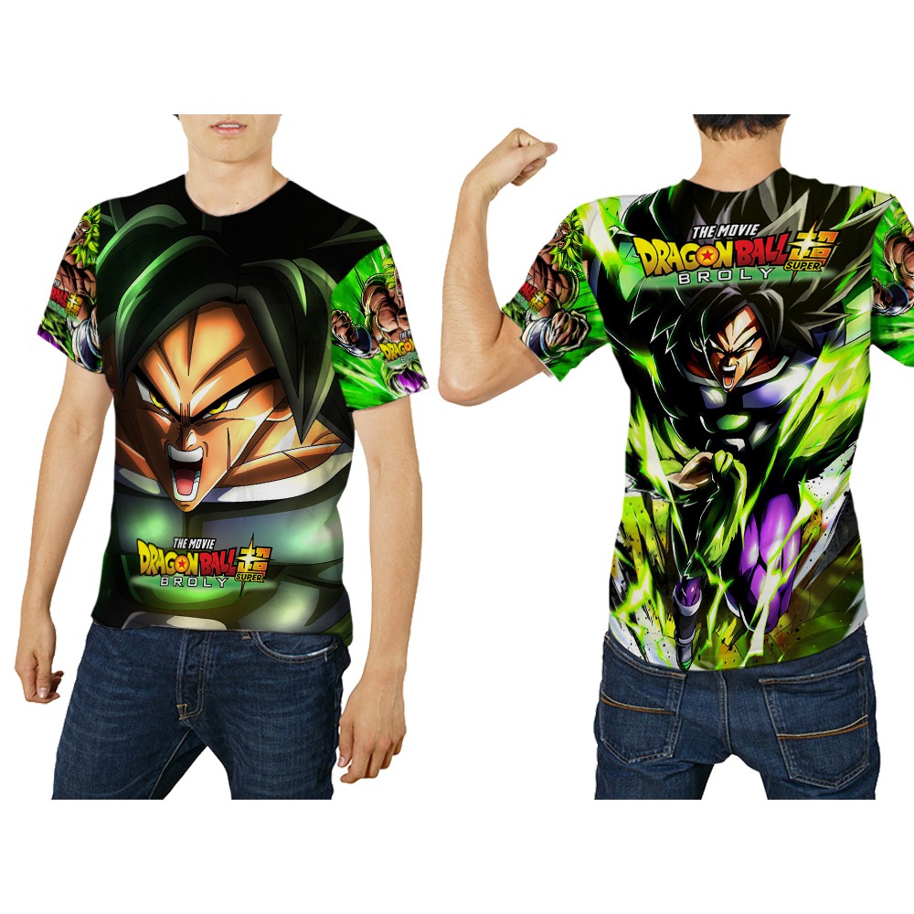 [Riashop] Kaos DRAGON BALL SUPER BROLLY | T Shirt Pria DRAGON BALL SUPER BROLLY FullPrint - FS