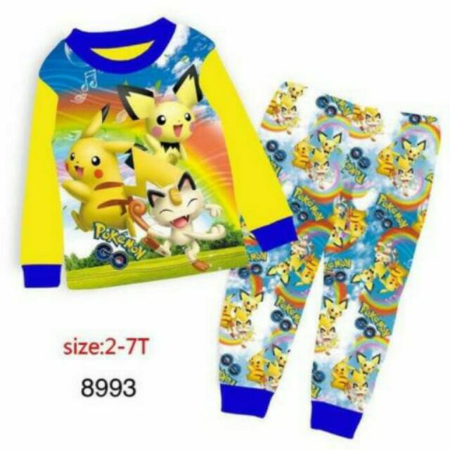 Piyama Anak / Piyama Cuddle Me - Pokemon #8993
