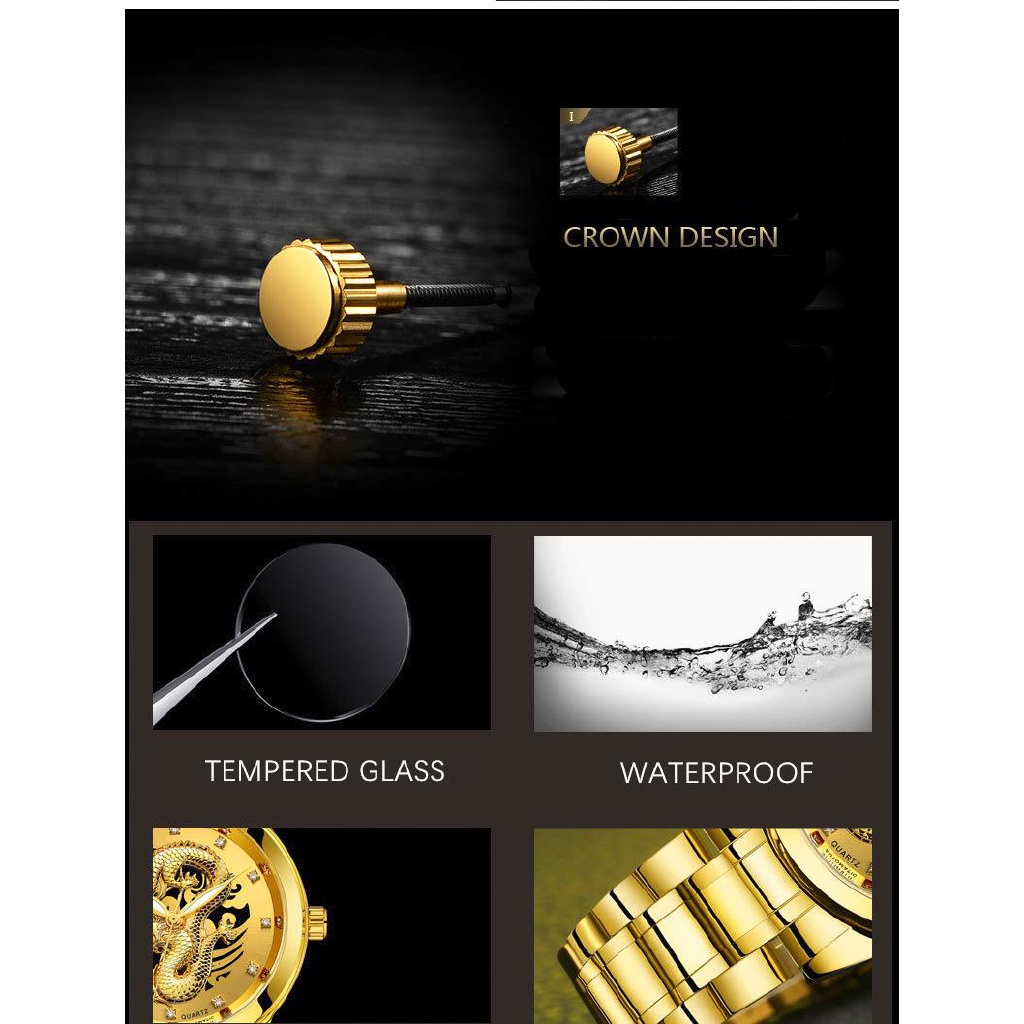 Watch Naga Gold Mewah Jam tangan pria
