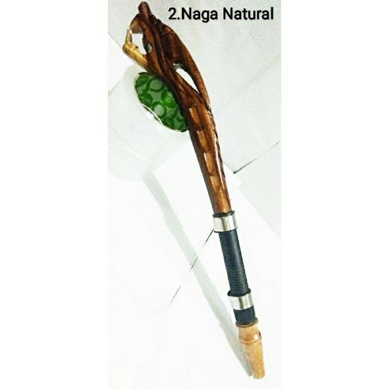 Pahul Gagang Joran Reel Ukir Motif Naga Tanduk Timbul Natural