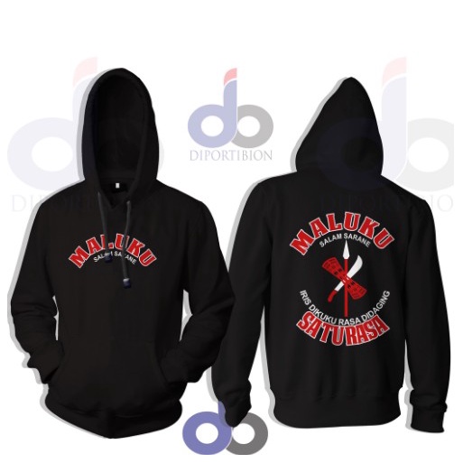 JAKET HOODIE MALUKU SALAM SARANE - IRIS DIKUKU RASA DIDAGING / MALUKU SATU RASA