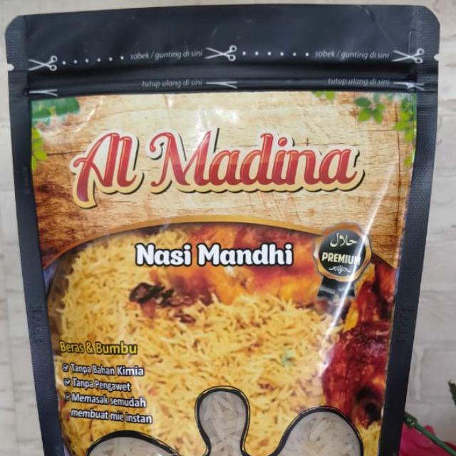 Beras Basmati Bumbu Nasi Kebuli Briyani Mandhi Bukhori Kabsah Merk Almadina Khas Arab Shopee Indonesia