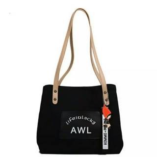 (BISA COD)-totebag-tote bag wanita magnet-tote bag magnet kanvas-tas keren wanita-TakesanBag - Totebag Wanita Payung - Bahan Semi Canvas Sintetis - Penutup Resleting - Ukuran Besar