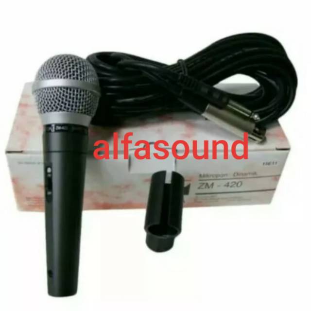 MIC TOA ZM-420 MICROPHONE ORIGINAL ZM420 free kabel 5m ZM 420