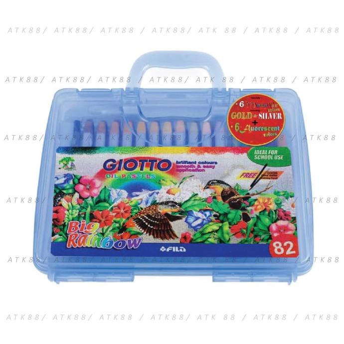 

(BISA COD) Giotto Oil Pastel 82 Warna Set Big Rainbow ( Crayon ) TERJAMIN Kode 1465