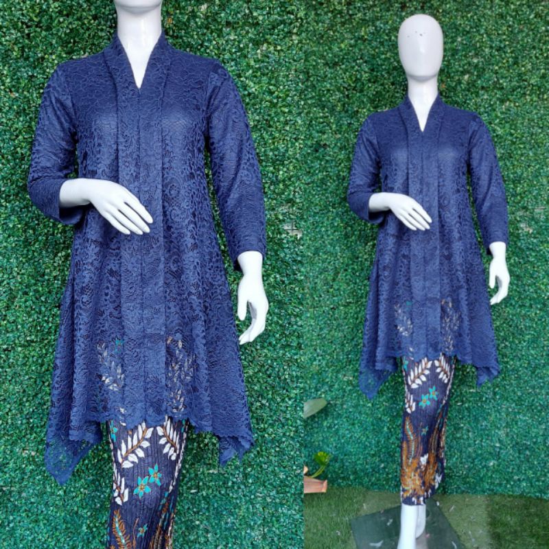 Setelan Kebaya Brokat / Kartini Brokat / Kebaya Modern /Kebaya Busui /Setelan Kebaya/ Ajc Kebaya