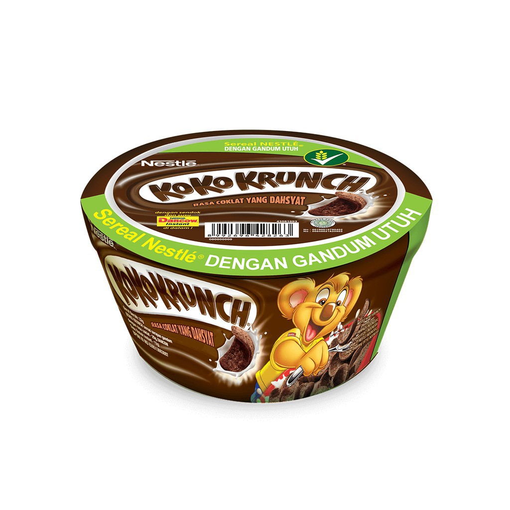 

Nestle Koko Krunch Sereal Cup - dengan susu Dancow - 32 gr