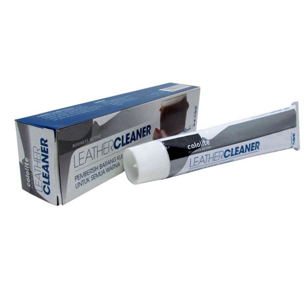 Cololite Leather Cleaner Krim 45gr Pembersih Bahan Kulit Netral Tube 45gr Kololite