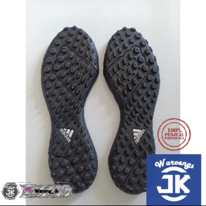 Outsole / Sol Sepatu Bola Futsal Gerigi Model Adidas - Hitam, 43