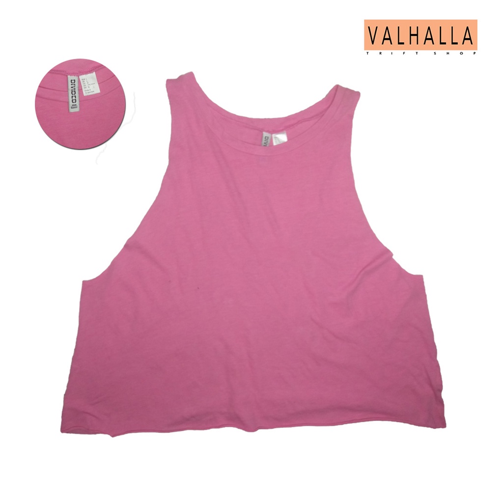 TANKTOP CEWEK PINK DIVIDED SECOND