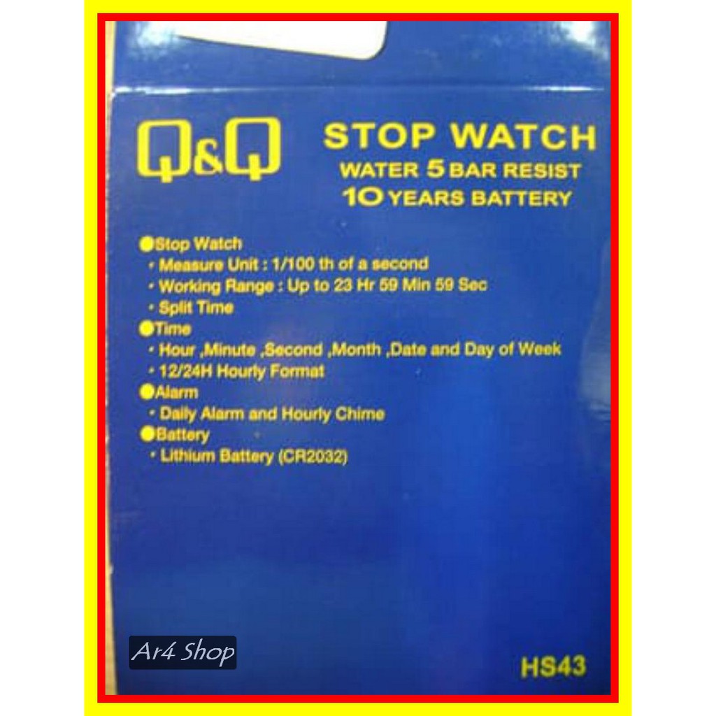 Stopwatch - Misc Brand - Q&Amp;Q Hs-43