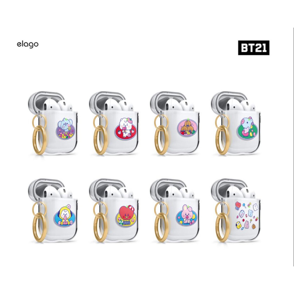 (PO 🇰🇷) OFFICIAL BT21 AIRPOD CASE ELAGO KOREA