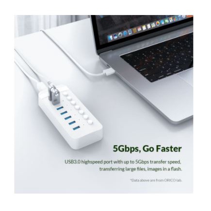 Usb 3.0 hub Orico 16 Port industrial on off Switch ABS 5Gbps Adapter ct2U3-16ab - Terminal usb3.0 16 slot saklar