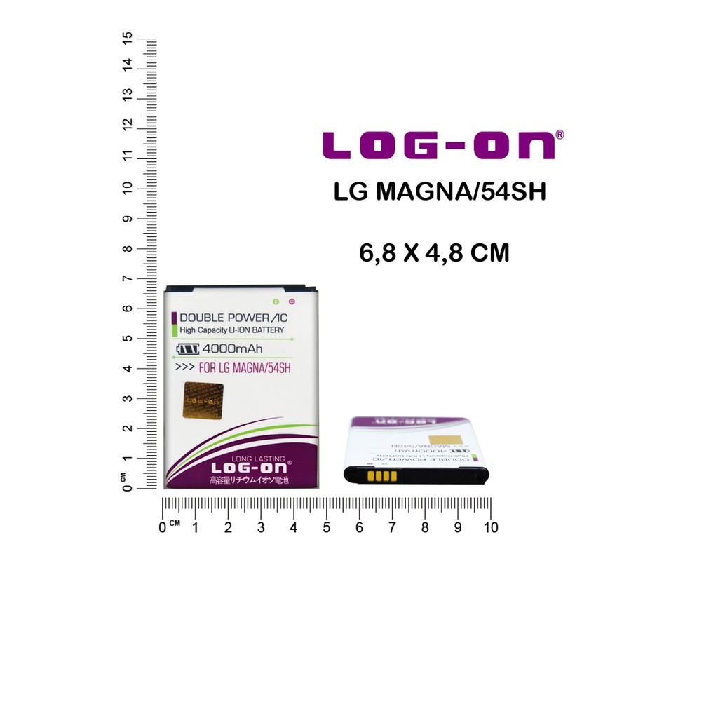 BATERAI LG MAGNA / L80 L90 / G2 F320 / G3 BEAT - BL-54SH - LOG ON DOUBLE POWER