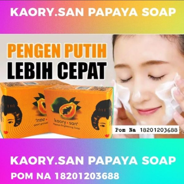 Kaory San Brightening soap BPOM / Kaorysan sabun original sabun pemutih