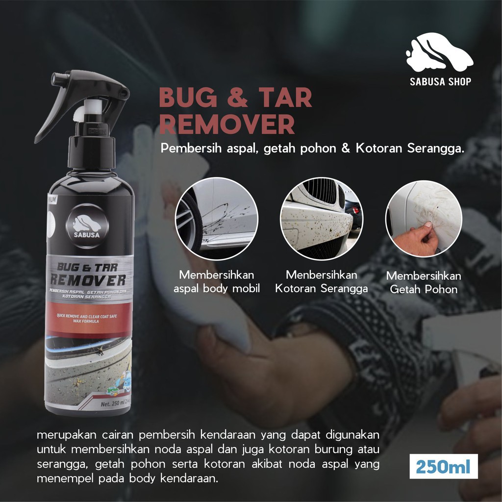 Bug &amp; Tar Remover Pembersih Aspal Body Mobil Kotoran Burung