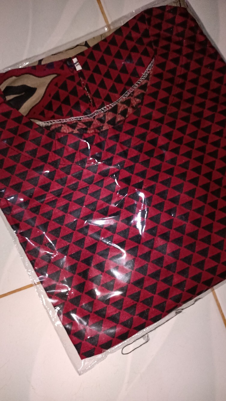 Batik Couple Keluarga Sania Ruffle Ori Ndoro Jowi Dnt Motif Bara Api Merah