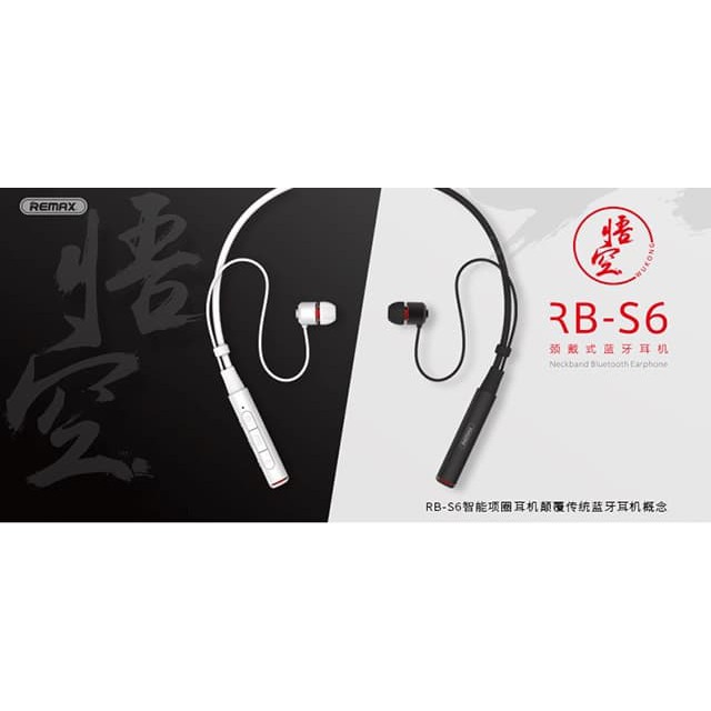 Original REMAX Sporty Neckband Bluetooth 4 1 Headset Wireless RB S6