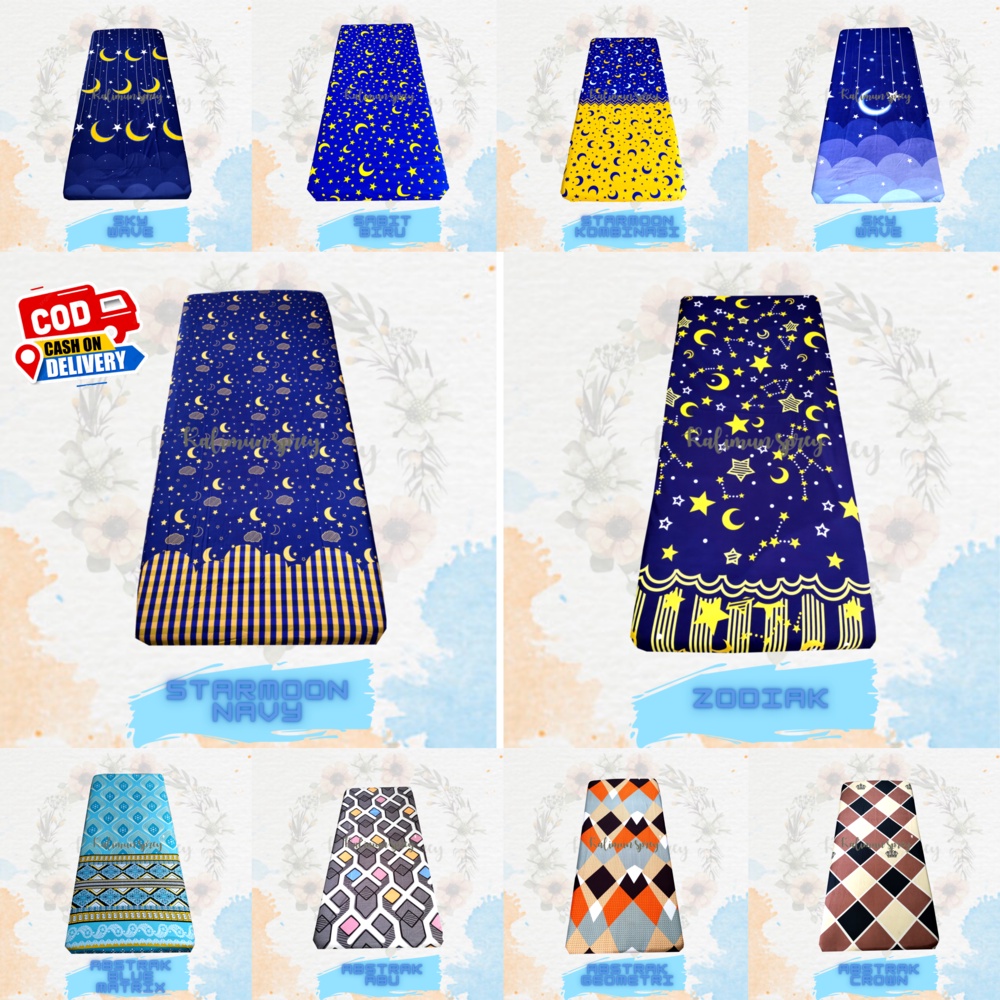 Sarung Kasur Resleting 90x200x15 90x200x20 No 4 Sprei Resleting Motif Karakter Anak Dan Dewasa Aesthetic