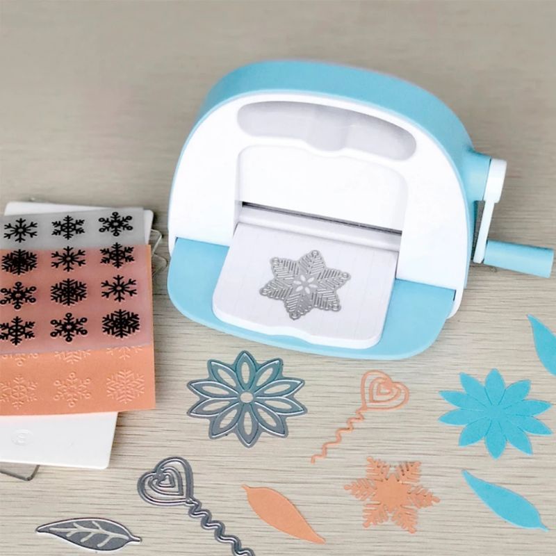 Free Dies Kamei Foldable Cutting Embossing Machine Mini / Standard A5 Mirip Sizzix Cutting Machine Scrapbook