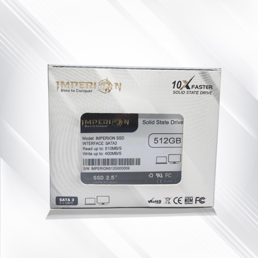 IMPERION SSD SATA III  512GB 2.5&quot; 6GB/S GARANSI RESMI