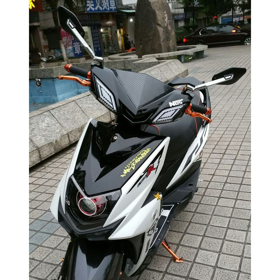 Smax 155 Kaca Spion Modifikasi Motif Naga Warna Kuning Untuk Land Rtz Shopee Indonesia