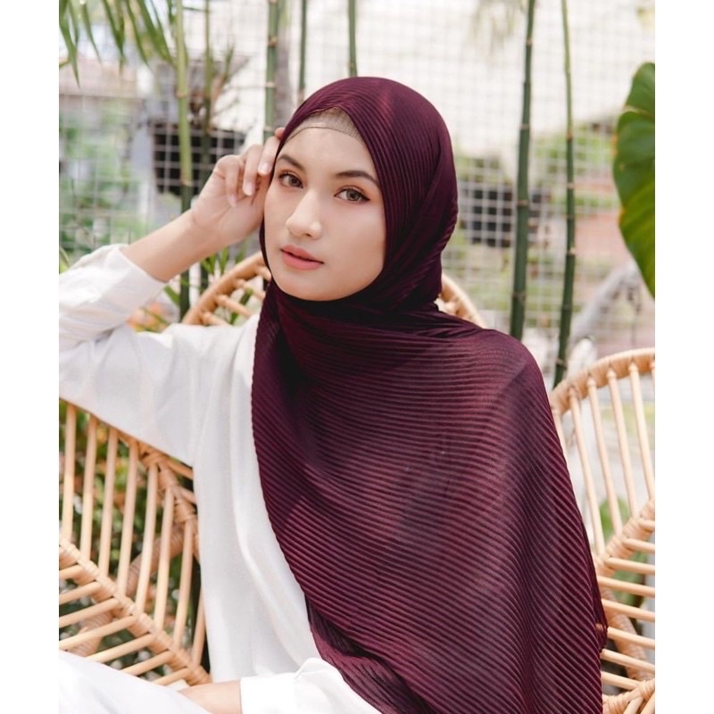 ALGHANI - PASHMINA BASIC SHAWL PLISKET