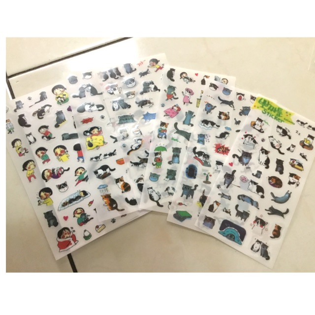 

Kucing cat sticker 6 pcs/set
