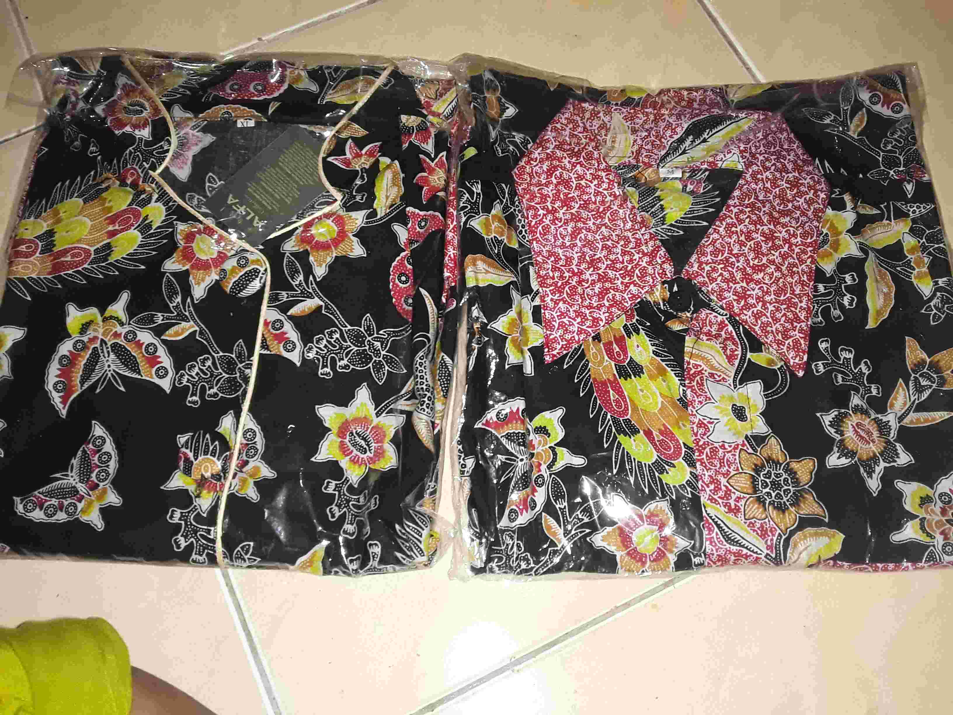 Maura Couple - Sania Ruffle Batik Couple Ori Ndoro Jowi Dnt Garansi