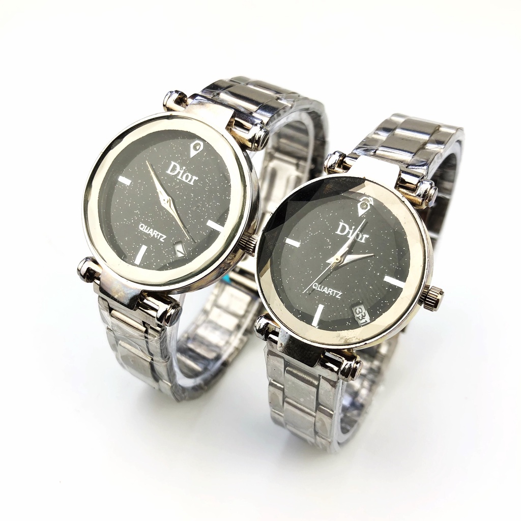 COD✅Jam Tangan Couple Strap Rantai Tangal Fashion Watch Analog Wanita Pria Impot Murah W06 W96 W108