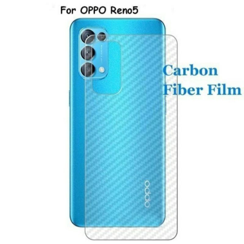 case dove / my choice dan skin carbon oppo reno 5 dan reno 5F