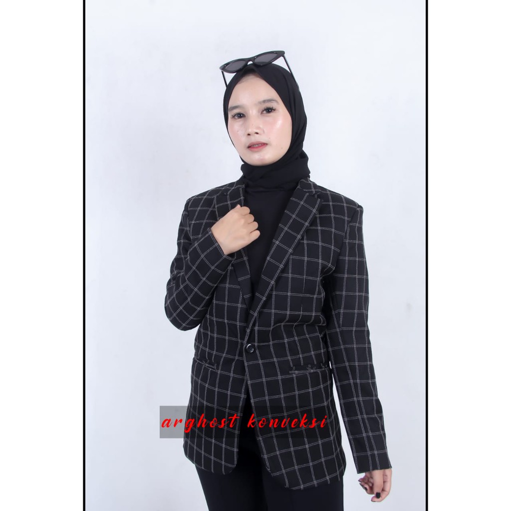 BLAZER KOTAK CEWEK/JAS KANTOR/BLAZER CASUAL