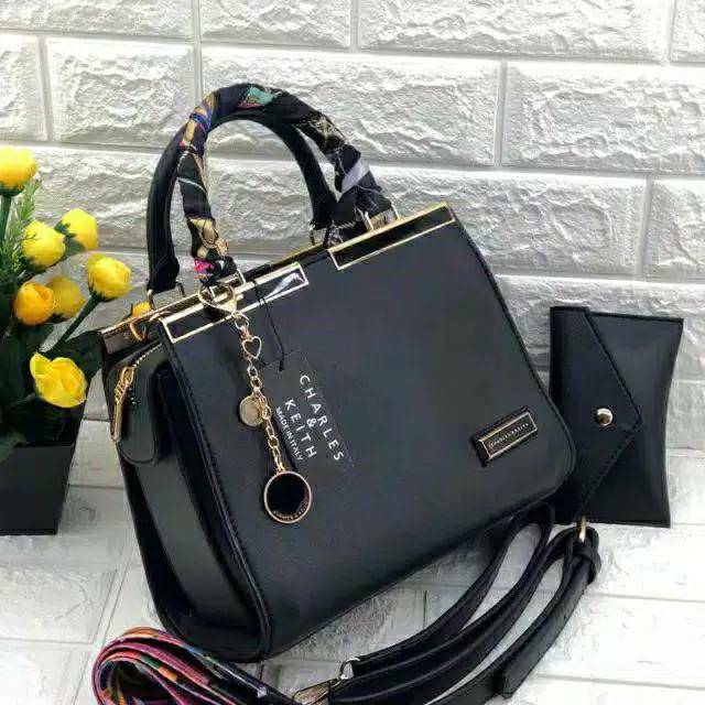 Tas Batam Wanita Import Murah / CK035 Jours Set Dompet (Gantungan CK035)
